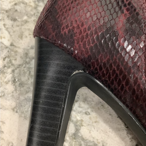 Impo Stretch faux suede and faux snake print tall heeled boots - Picture 14 of 15